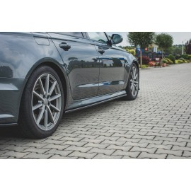 MAXTON Dokładki Progów Audi S6 / A6 S-Line C7 FL MAXTON Dokładki Progów Audi S6 / A6 S-Line C7 FL
