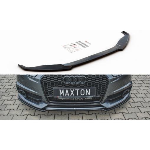 MAXTON Lame Du Pare-Chocs Avant Audi S6 / A6 S-Line C7 FL