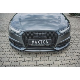 MAXTON Lame Du Pare-Chocs Avant Audi S6 / A6 S-Line C7 FL