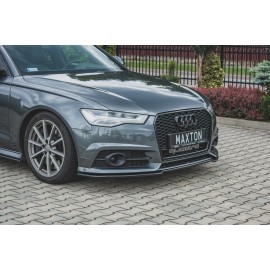 MAXTON Lame Du Pare-Chocs Avant Audi S6 / A6 S-Line C7 FL