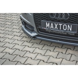 MAXTON Lame Du Pare-Chocs Avant Audi S6 / A6 S-Line C7 FL