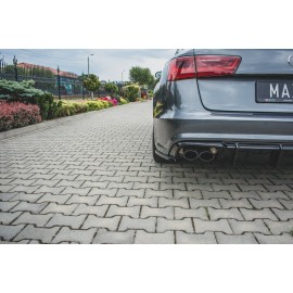 MAXTON Lames De Pare-Chocs Arrière Latérales Audi S6 / A6 S-Line C7 FL