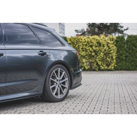 MAXTON Lames De Pare-Chocs Arrière Latérales Audi S6 / A6 S-Line C7 FL