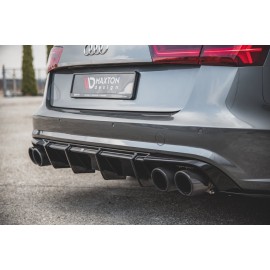 MAXTON Diffuseur Arrière Complet Audi S6 / A6 S-Line C7 FL