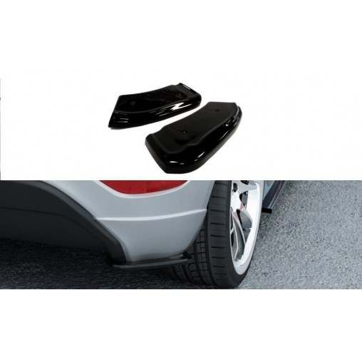 MAXTON Lames De Pare-Chocs Arrière Latérales Ford Fiesta Mk7 ST / ST-Line MAXTON Lames De Pare-Chocs Arrière Latérales Ford Fiesta Mk7 ST / ST-Line