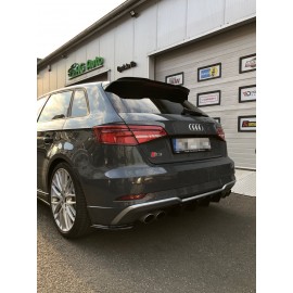 MAXTON Lames De Pare-Chocs Arrière Latérales Audi S3 8V FL Sportback