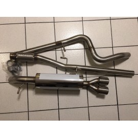 Ligne cat-back Peugeot 207 RC diametre 63.5mm by TPMS Ligne cat-back Peugeot 207 RC diametre 63.5mm by TPMS
