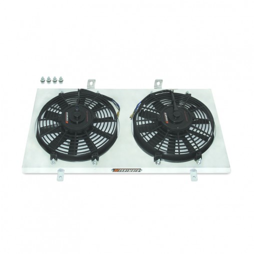 Platine Aluminium Double Ventilateur Mishimoto pour Honda S2000 Platine Aluminium Double Ventilateur Mishimoto pour Honda S2000