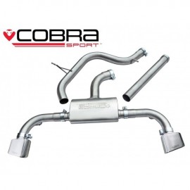 Seat Leon Cupra 280 et 290 ligne inox catback Cobra avec intermediaire tube