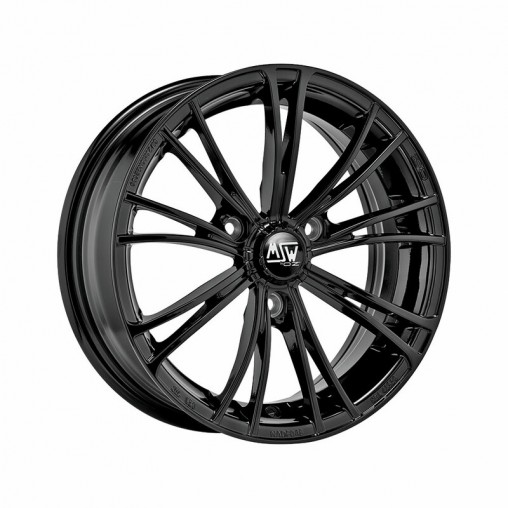 MSW X2 15x6.5" 3x112 ET30, Noir Brillant MSW X2 15x6.5" 3x112 ET30, Noir Brillant