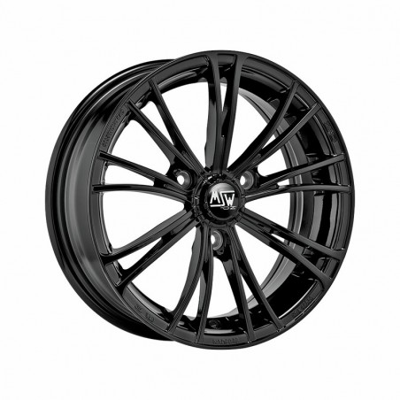 MSW X2 15x6.5" 3x112 ET30, Noir Brillant
