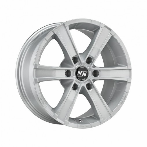MSW Sahara 6 18x8" 6x114.3 ET43, Gris Argenté MSW Sahara 6 18x8" 6x114.3 ET43, Gris Argenté