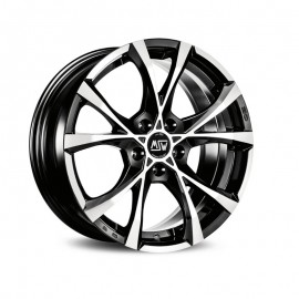 MSW Cross Over 17x7.5" 5x105 ET40, Noir Brillant / Poli