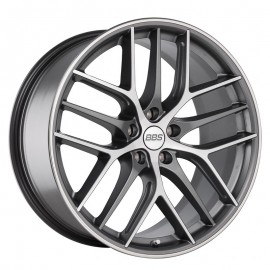 BBS CC-R 20x8.5" 5x112 ET30, Gris Anthracite / Poli