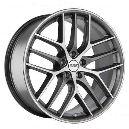 BBS CC-R 20x8.5" 5x112 ET30, Gris Anthracite / Poli