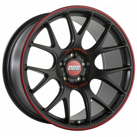 BBS CH-R 20x8.5" 5x112 ET40, Noir Mat "Nürburgring Edition" (CH118)