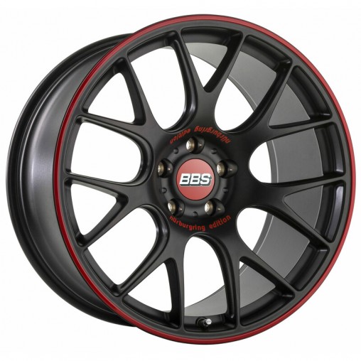 BBS CH-R 19x8.5" 5x130 ET51, Noir Mat "Nürburgring Edition" (CH108)