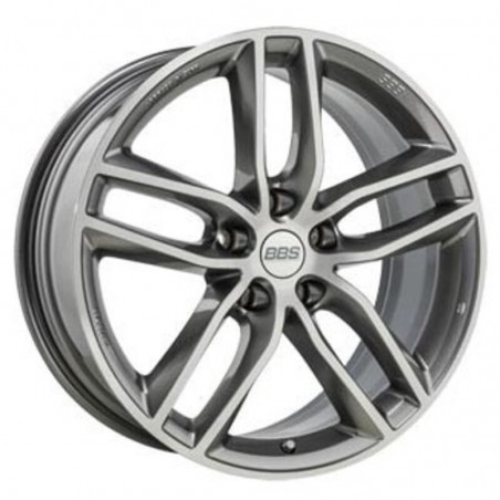 BBS SX 18x8" 5x112 ET35, Gris Platine / Poli