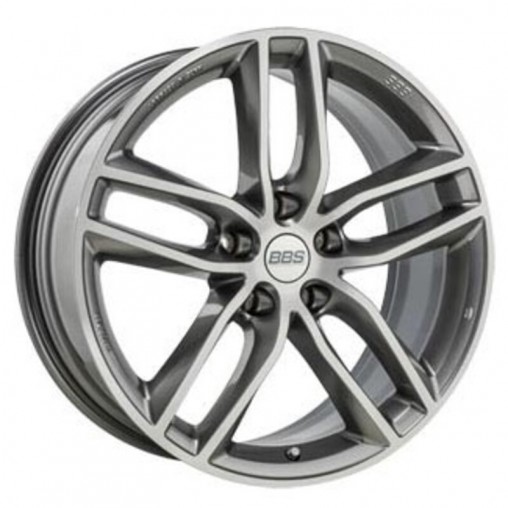 BBS SX 20x9" 5x120 ET42, Gris Platine / Poli BBS SX 20x9" 5x120 ET42, Gris Platine / Poli