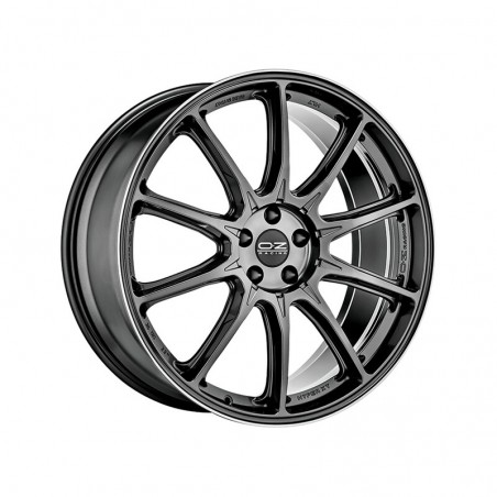 OZ Hyper XT HLT 22x9.5" 5x108 ET36, Graphite Pailleté, Rebord Poli