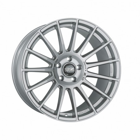 OZ Superturismo Dakar 21x10" 5x112 ET46, Gris Argenté Mat, Lettres Noires