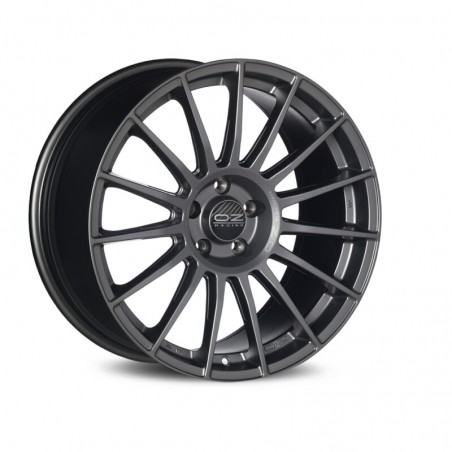 OZ Superturismo LM 19x8.5" 5x108 ET45, Graphite Mat, Lettres Grises