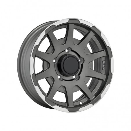 Sparco Dakar 16x5.5" 5x139.7 ET0, Gris Anthracite, Rebord Poli