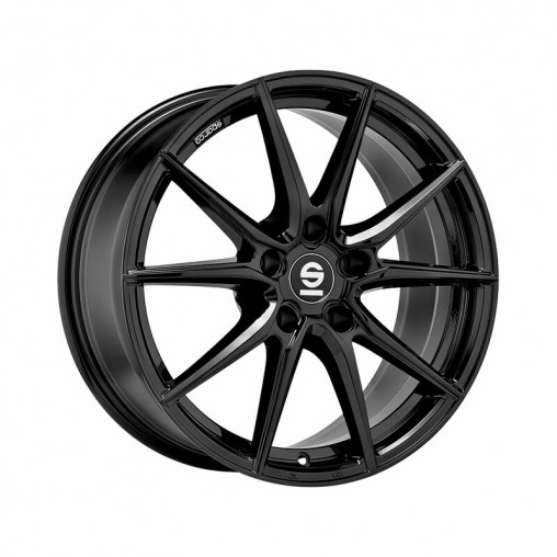 Sparco DRS 18x8" 5x114.3 ET40, Noir Brillant