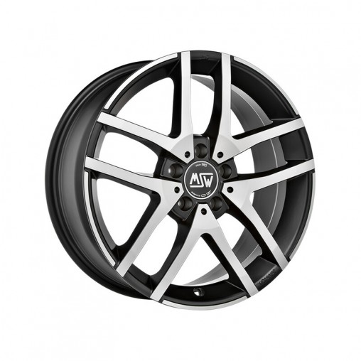 MSW 28 16x6.5" 5x112 ET38, Noir Mat / Poli