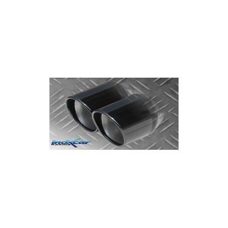MINI Roadster 1.6 S (184CV) / J.COOPER WORKS (211CV) 2011-- (type R59) Silencieux CEN 2X80 X-RACE BLACK EDITION INOXCAR