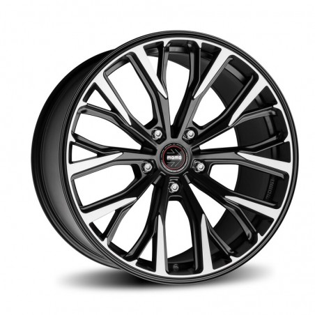 Momo RF-02 20x9" 5x114.3 ET40, Noir Mat, Branches Polies