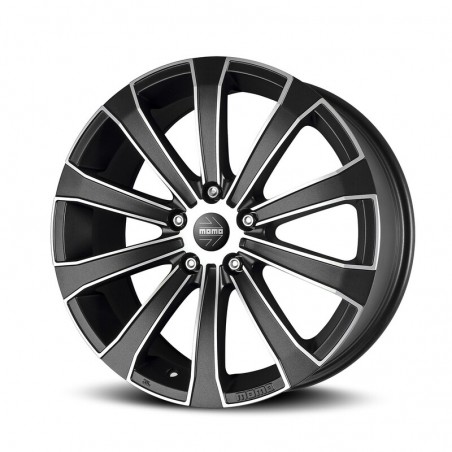 Momo Europe 15x6.5" 4x100 ET38, Noir Carbone