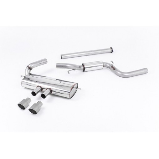 Ford Focus Mk3 ST 2.0 Litres EcoBoost 5 Portes Hatchback 2012 - 2016 76.2 mm Ligne après catalyseur origine MILLTEK Ford Focus Mk3 ST 2.0 Litres EcoBoost 5 Portes Hatchback 2012 - 2016 76.2 mm Ligne après catalyseur origine MILLTEK