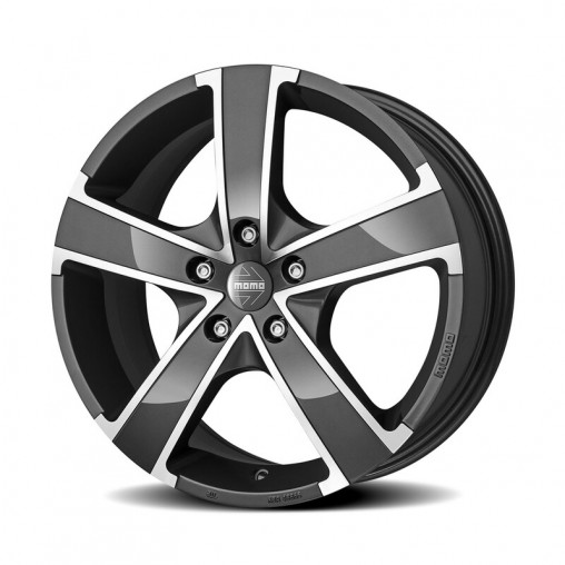 Momo Win Pro Evo 18x8" 5x120 ET42, Gris Anthracite, Branches Polies