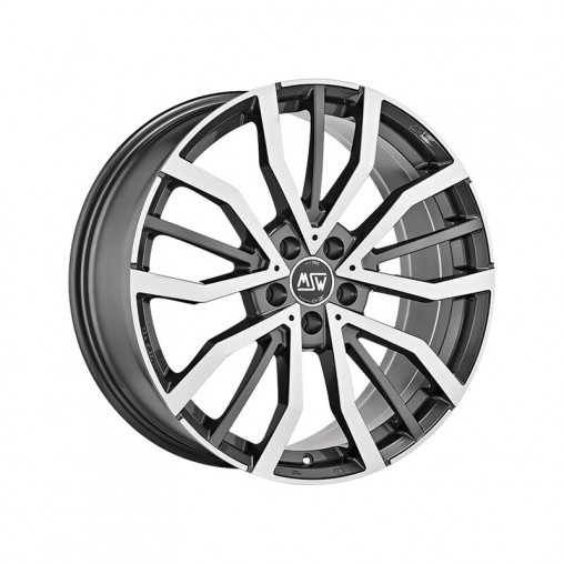 MSW 49 19x8" 5x127 ET50, Gunmetal / Poli MSW 49 19x8" 5x127 ET50, Gunmetal / Poli
