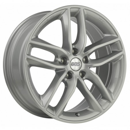 BBS SX 17x7.5" 5x112 ET49, Gris Argenté Brillant (SX0403)