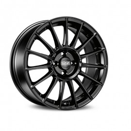 OZ Superturismo LM 17x7.5" 5x100 ET35, Noir Mat, Lettres Grises