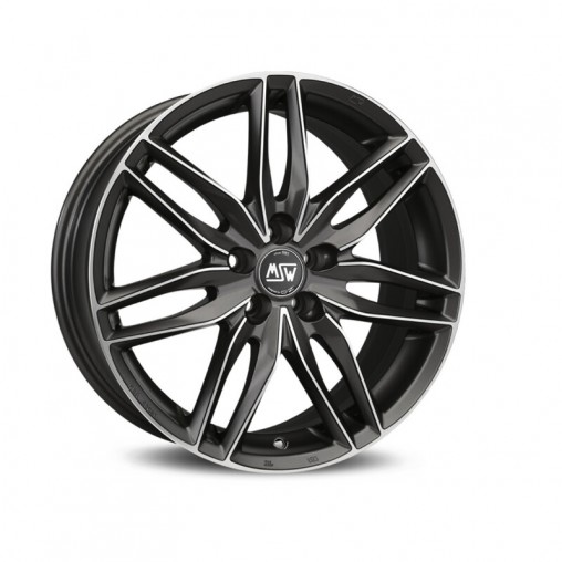 MSW 24 15x6.5" 4x100 ET37, Gunmetal Poli MSW 24 15x6.5" 4x100 ET37, Gunmetal Poli