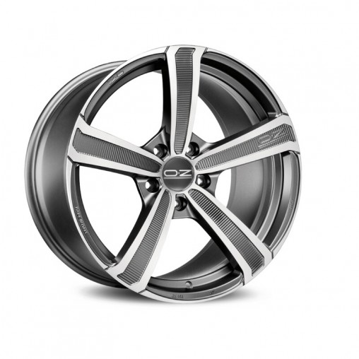 OZ Montecarlo HLT 19x9" 5x112 ET45, Graphite Mat, Rebord Poli