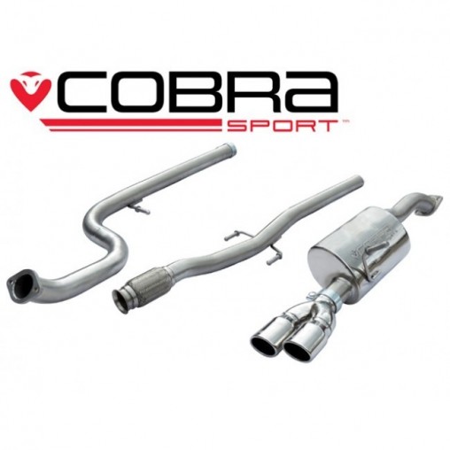 Cat Back Exhaust (Non-Resonated) Cobra Peugeot 208 GTI