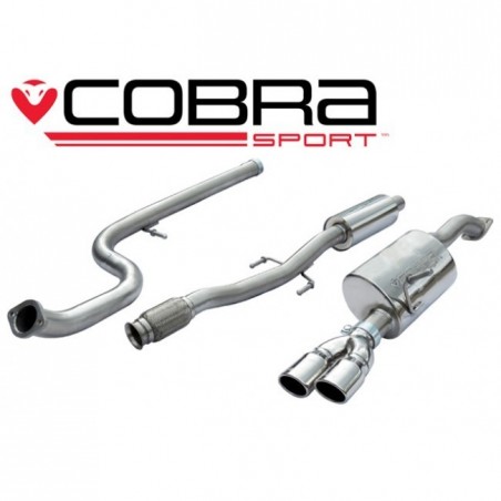 Cat Back Exhaust (Resonated) Cobra Peugeot 208 GTI
