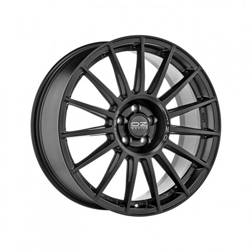 OZ Superturismo Dakar 20x10" 5x127 ET48, Noir Mat, Lettres Grises