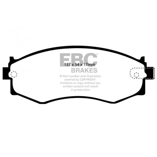 Plaquettes de frein Ultimax DP792 EBC