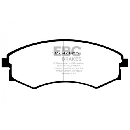 Plaquettes de frein Ultimax DP1358 EBC