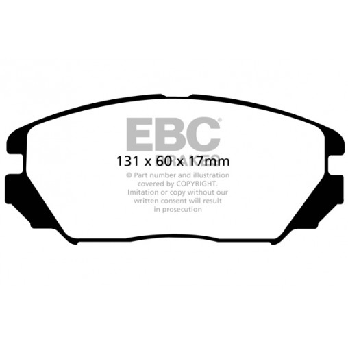 Plaquettes de frein Ultimax DP1757 EBC