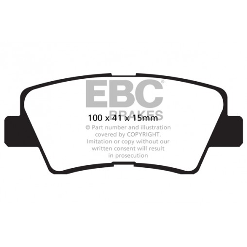 Plaquettes de frein Ultimax DPX2031 EBC