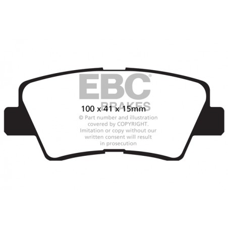 Plaquettes de frein Ultimax DPX2031 EBC