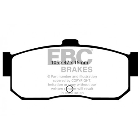 Plaquettes de frein Ultimax DP889 EBC