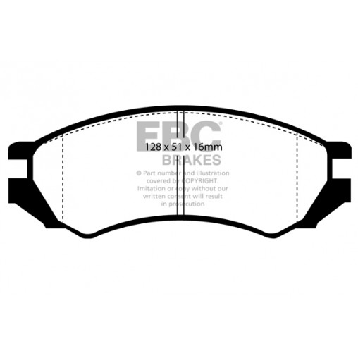Plaquettes de frein Ultimax DP839 EBC