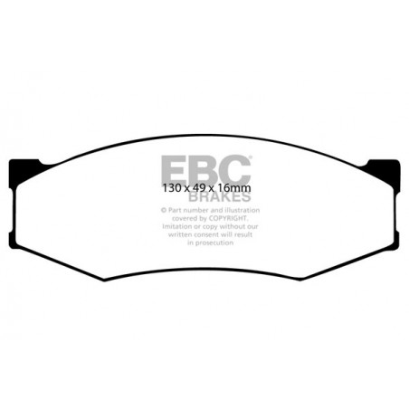 Plaquettes de frein Ultimax DP538 EBC